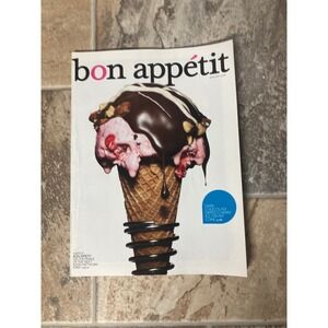 Bon Appetit Magazine August 2006 Ice Cream Cover Food Cooking Recipes